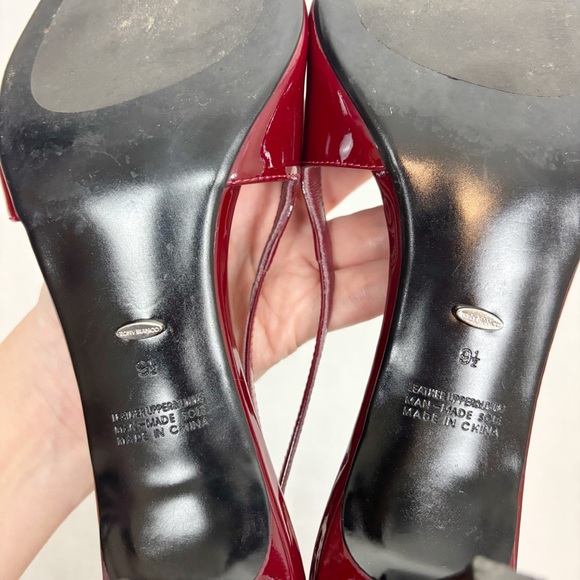 Tony Bianco Quill Slingback in Bordeaux Patent Size 9.5 - Picture 11 of 12